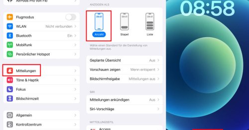 iOS 16: Notifications anders einblenden