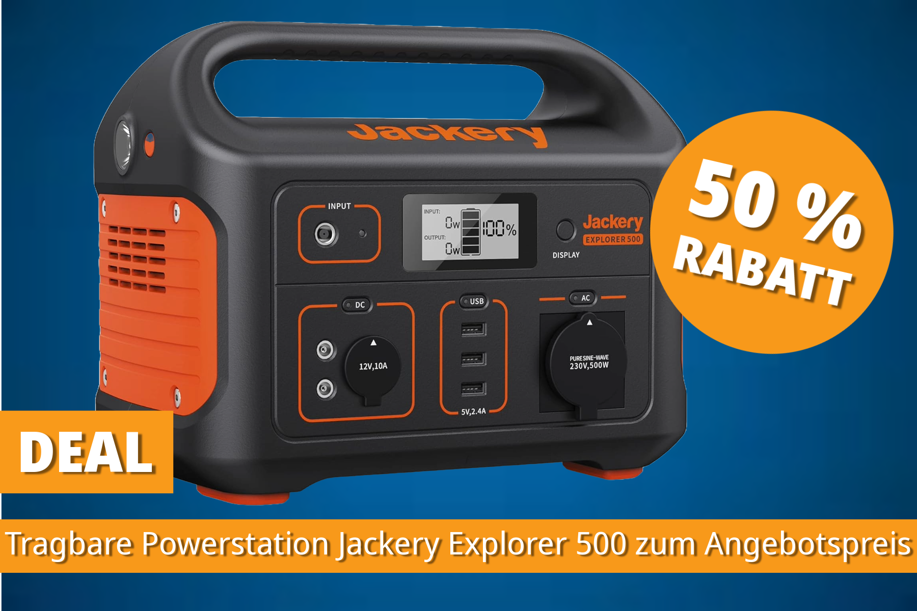 Nie wieder ohne Strom: Diese Powerstation gibt’s jetzt zum halben Preis