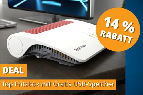 AVMs Power-Router jetzt günstiger: Performance-Fritzbox mit gratis USB-Stick im Angebot