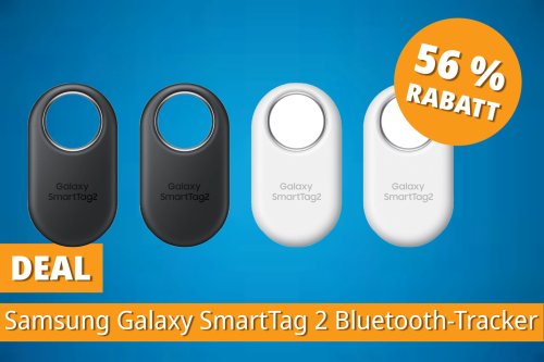 Keine Gegenstände mehr verlieren: Samsung Galaxy SmartTag 2 im 4er-Pack zum Tiefstpreis von unter 57 Euro