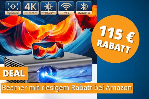 Dieser Amazon-Tipp wird gerade verramscht: Beamer mit Autofokus & 25.000 Lumen für unter 75 €