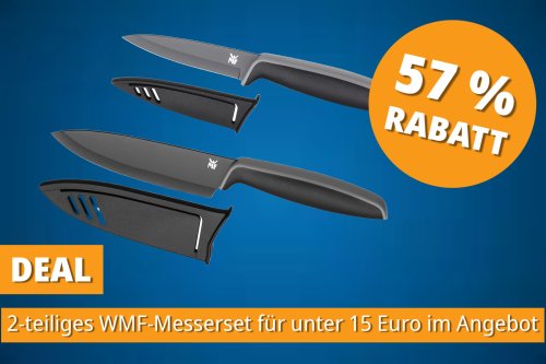 Hochgelobtes WMF-Messerset jetzt für nur 14,99 Euro bei Amazon: Küchen-Upgrade zum Sparpreis