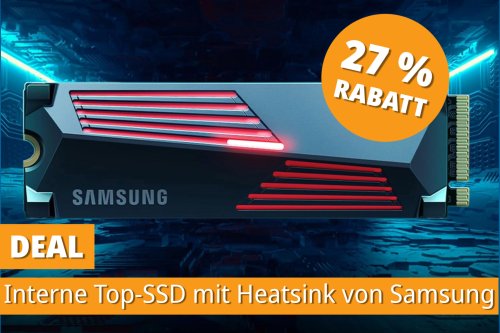 SSD-Upgrade für PC & Konsole: Samsung 990 Pro mit Heatsink und 4 TB jetzt für unter 300 Euro im Blitzangebot