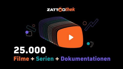 “Zattoothek”: Zattoo startet Mediathek mit über 25.000 On-Demand-Titeln