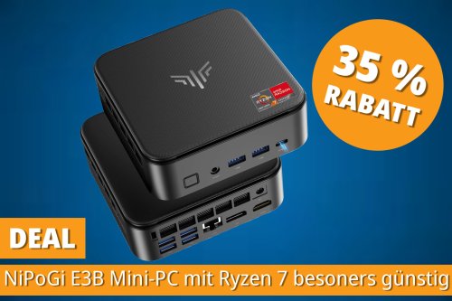 Mini-PC mit Ryzen 7, 32 GB RAM und 1 TB SSD für nur 389 Euro dank Coupon bei Amazon