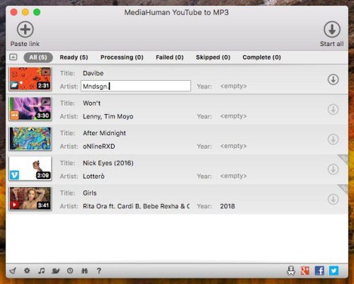 Mediahuman Youtube to MP3 Converter