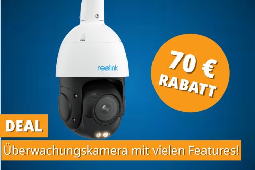 Jetzt 70 € günstiger: 4K-Überwachungskamera mit Auto-Tracking und smarter Erkennung im Angebot