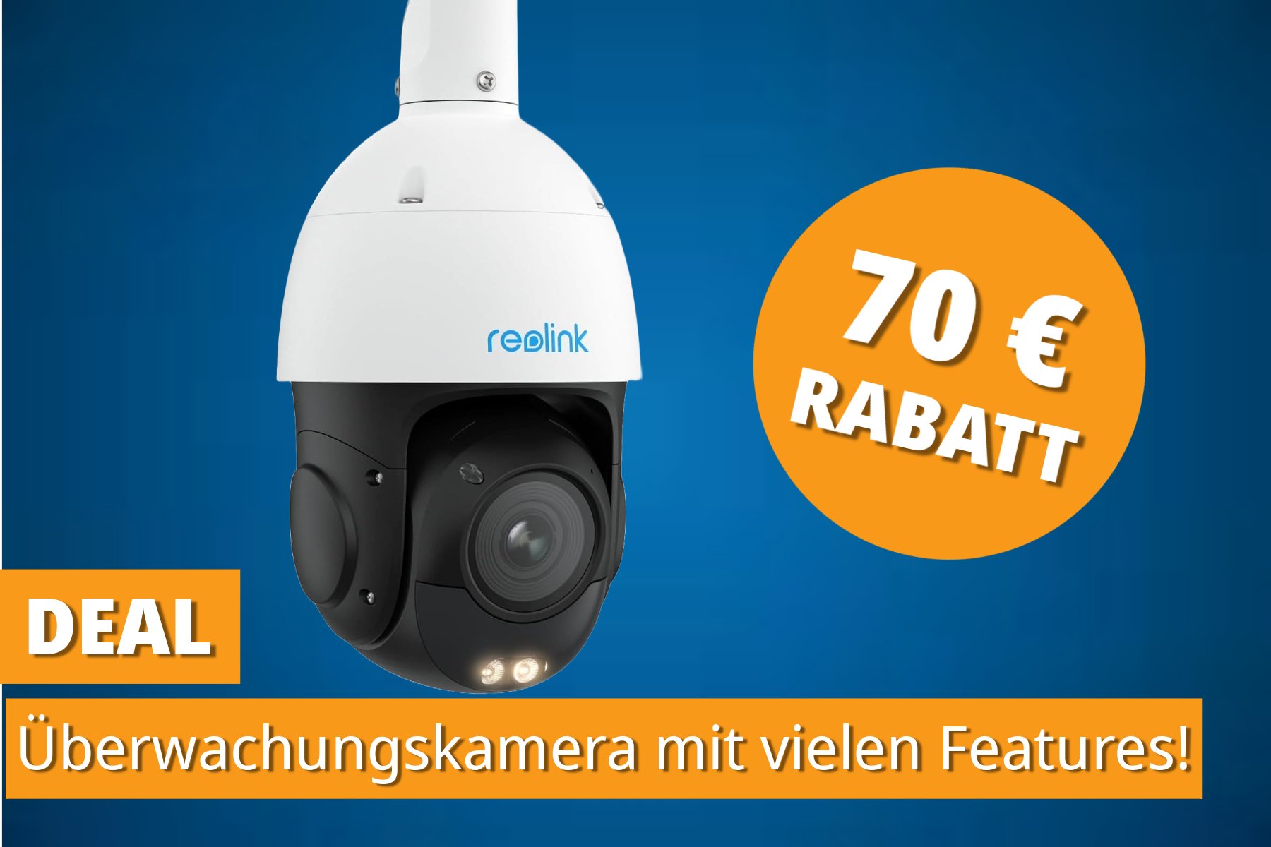 Jetzt 70 € günstiger: 4K-Überwachungskamera mit Auto-Tracking und smarter Erkennung im Angebot