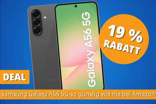 Samsung Galaxy A56 5G so günstig wie nie: Sie sparen aktuell 100 Euro bei Amazon