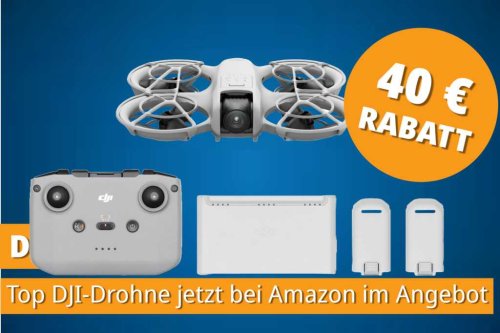 Drei Akkus, 4K-Kamera & Follow-Me: DJI Neo Fly More Combo im Angebot!