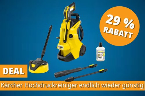 Dieser Kärcher-Hochdruckreiniger mit 130 bar Druck und App-Anbindung ist jetzt erstmals wieder auf nur 229,99 Euro reduziert