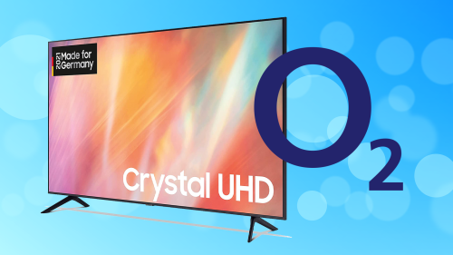 Samsung-TV Crystal UHD 4K: Sie sparen 222 Euro im Paket mit einem O2-Handytarif