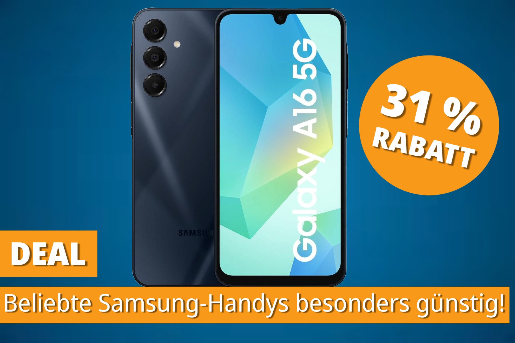 Amazon haut Samsung-Handys so günstig wie noch nie raus: Galaxy A16 5G jetzt unter 159 Euro & weitere Modelle