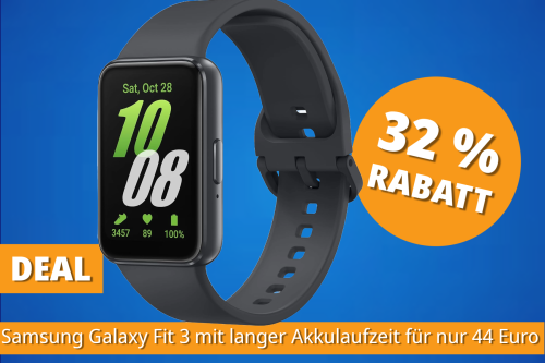 Dieser Fitnesstracker ist ideal für Workouts & Schlafanalyse: Samsung Galaxy Fit 3 nur 44 Euro bei Amazon