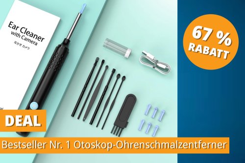 Smarter Ohrenreiniger mit Kamera ist Bestseller auf Amazon und kostet nur 23,99 Euro