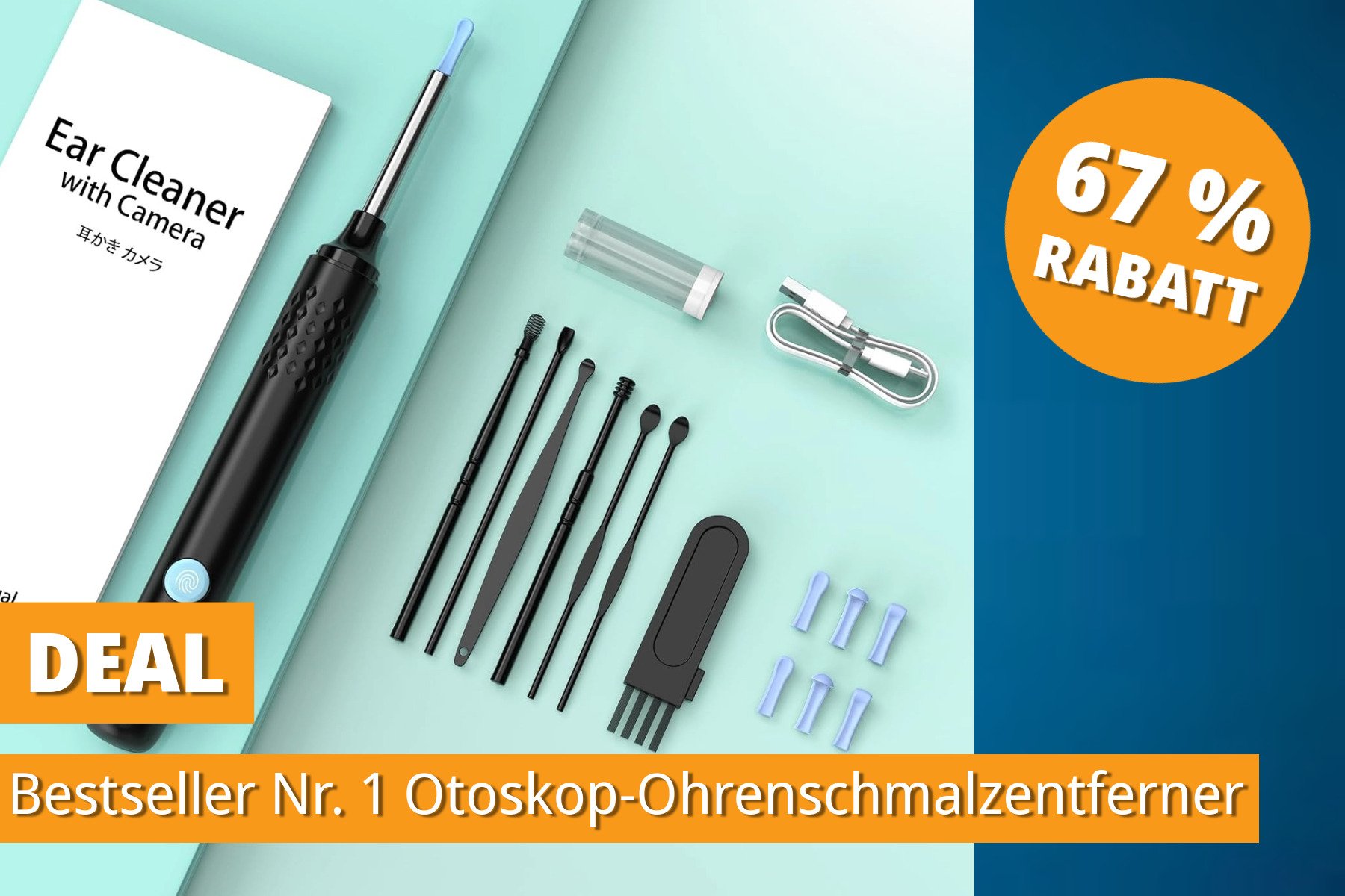 Smarter Ohrenreiniger mit Kamera ist Bestseller auf Amazon und kostet nur 23,99 Euro