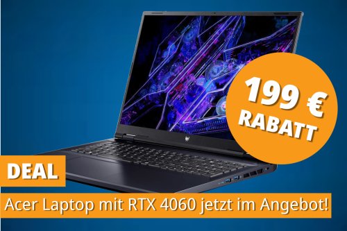 Gaming-Monster im Angebot: Acer Predator mit i9 & RTX 4060 fast 200 € günstiger