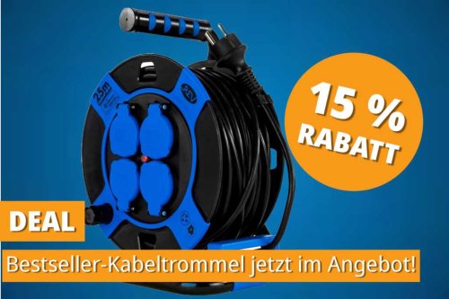 Top bewertet und reduziert: Die Bestseller-Kabeltrommel Nr. 1 jetzt 15 % günstiger
