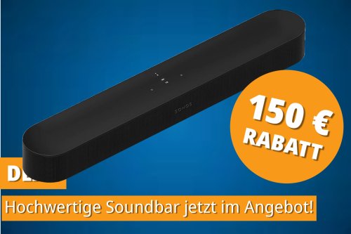 TV-Sound aufrüsten? Diese Sonos-Soundbar gibt’s jetzt im Frühlingsangebot!