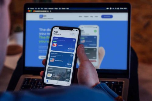 This eSIM eliminates travel roaming charges and it's just $20 for a limited time