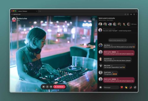 Patreon challenges Twitch with its own 24/7 live streaming feature