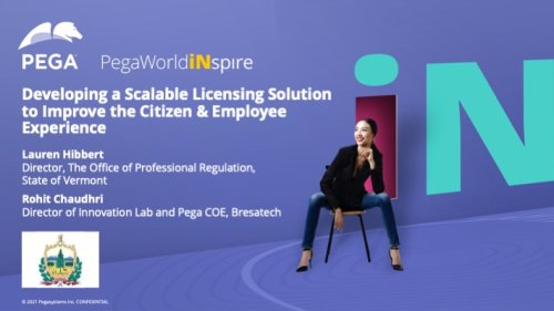 Developing a Scalable Licensing Solution to Improve the Citizen & Employee Experience