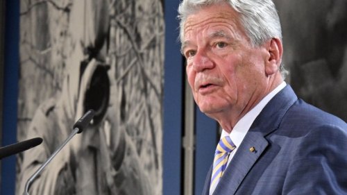 Gauck: Kanzler Scholz handelt langsam, aber er handelt