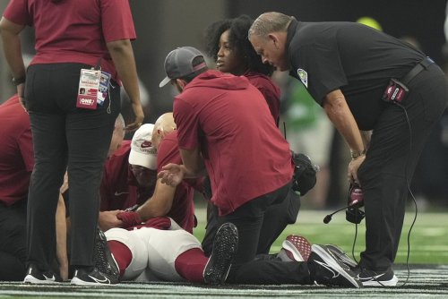 College football world praying after former Pitt Panther collapses on field during Arkansas-Texas A&M game