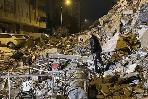 Strong earthquake hits Turkey and Syria, killing at least 1,300