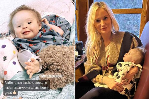 Emily Maynard Johnson Shares Photo of Smiling Son Jones After Ostomy ...