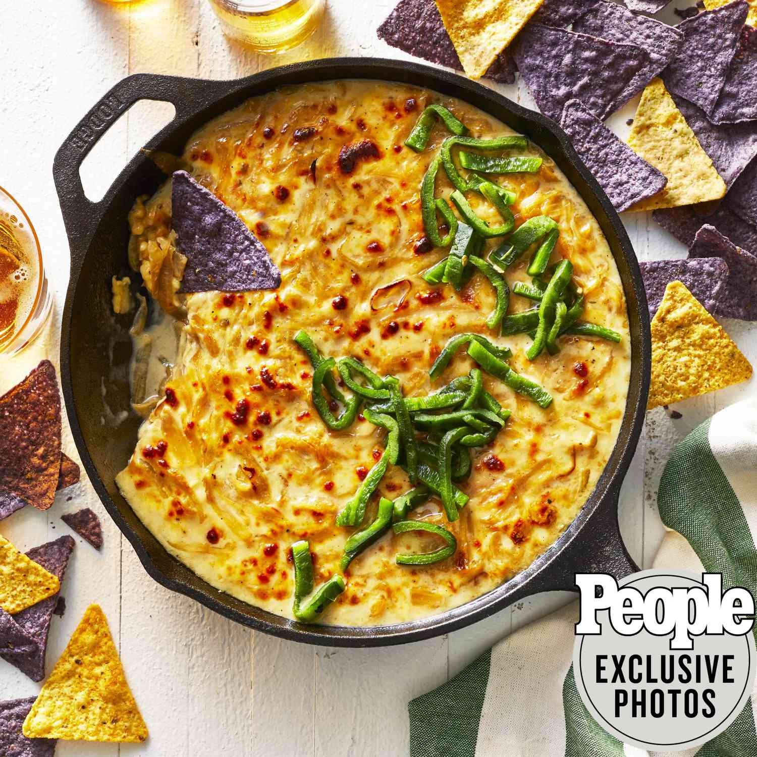Claudette Zepeda's Warm French Onion & Queso Fundido Dip