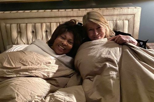 Martha Stewart Pays Tribute to 'Goddess' Tina Turner with Adorable Photo of Them Snuggled in Bed
