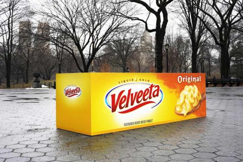 There's an 8 Ft. Velveeta Box in Central Park, Replacing Niclas Castello's $11.7 Million Pure Gold Cube