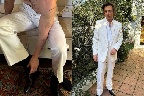 Jeremy Allen White's Stylist Shares Sexy BTS Photos of His SAG Awards Look — and Gwyneth Paltrow Comments!