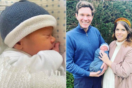 Princess Eugenie Dresses Baby Son Ernest in Same Hat Big Brother August ...