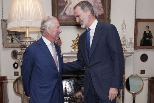 King Charles Displays Poignant Photo of Prince George During Meeting with King Felipe of Spain