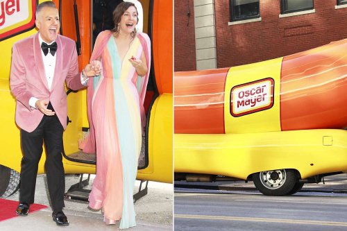 Drew Barrymore Has a Full Freak Out After Getting Surprised with a Wienermobile Ride for Her Birthday