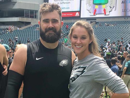 kylie kelce super bowl pregnant