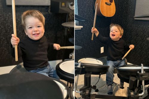 19-Month-Old Goes Viral for His Drumming Skills — And His Parents Are Just as Shocked as You Are! (Exclusive)
