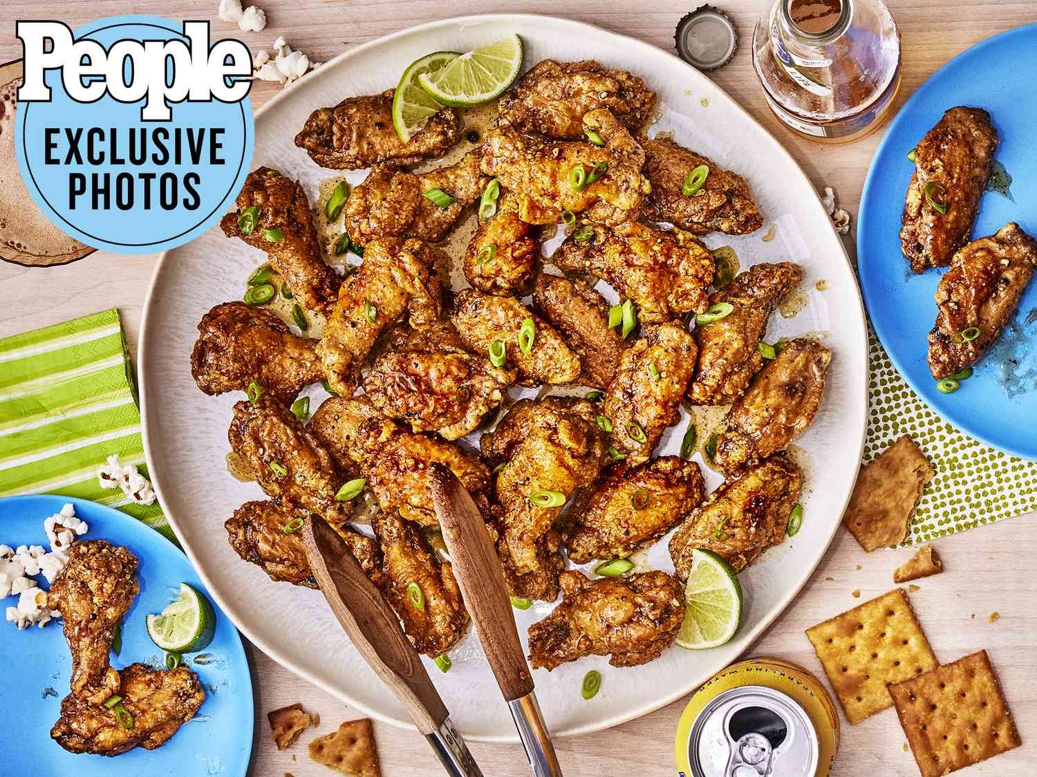Dale Talde's Super Bowl Honey Pepper Glazed Chicken Wings Are Perfectly Crispy