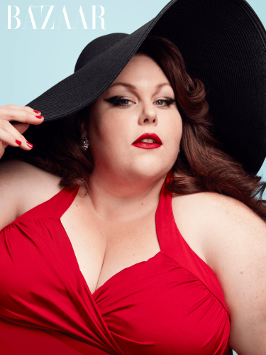 'This Is Us' Star Chrissy Metz Wears Red Swimsuit in First 'Sexy' Fashion Shoot