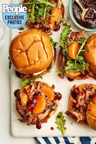 Pitmaster Erica Blaire Roby Makes Barbecue Pulled Turkey Sandwiches with Leftover Cranberry Sauce
