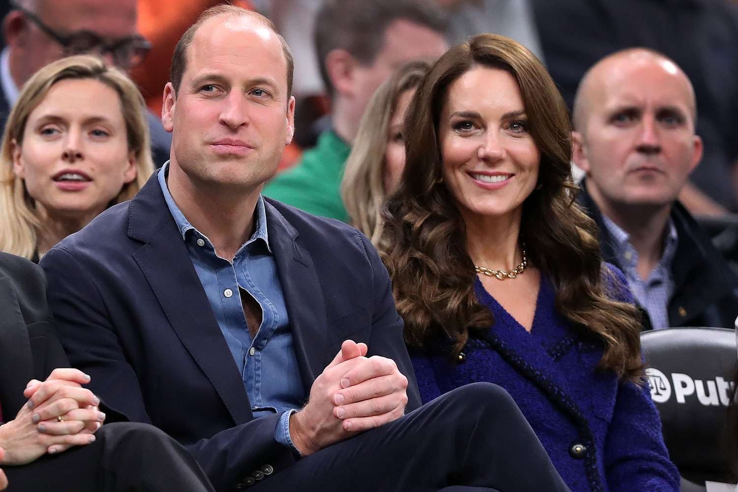 Kate Middleton and Prince William Sit Courtside at Boston Celtics Game: 'Let's Go!'