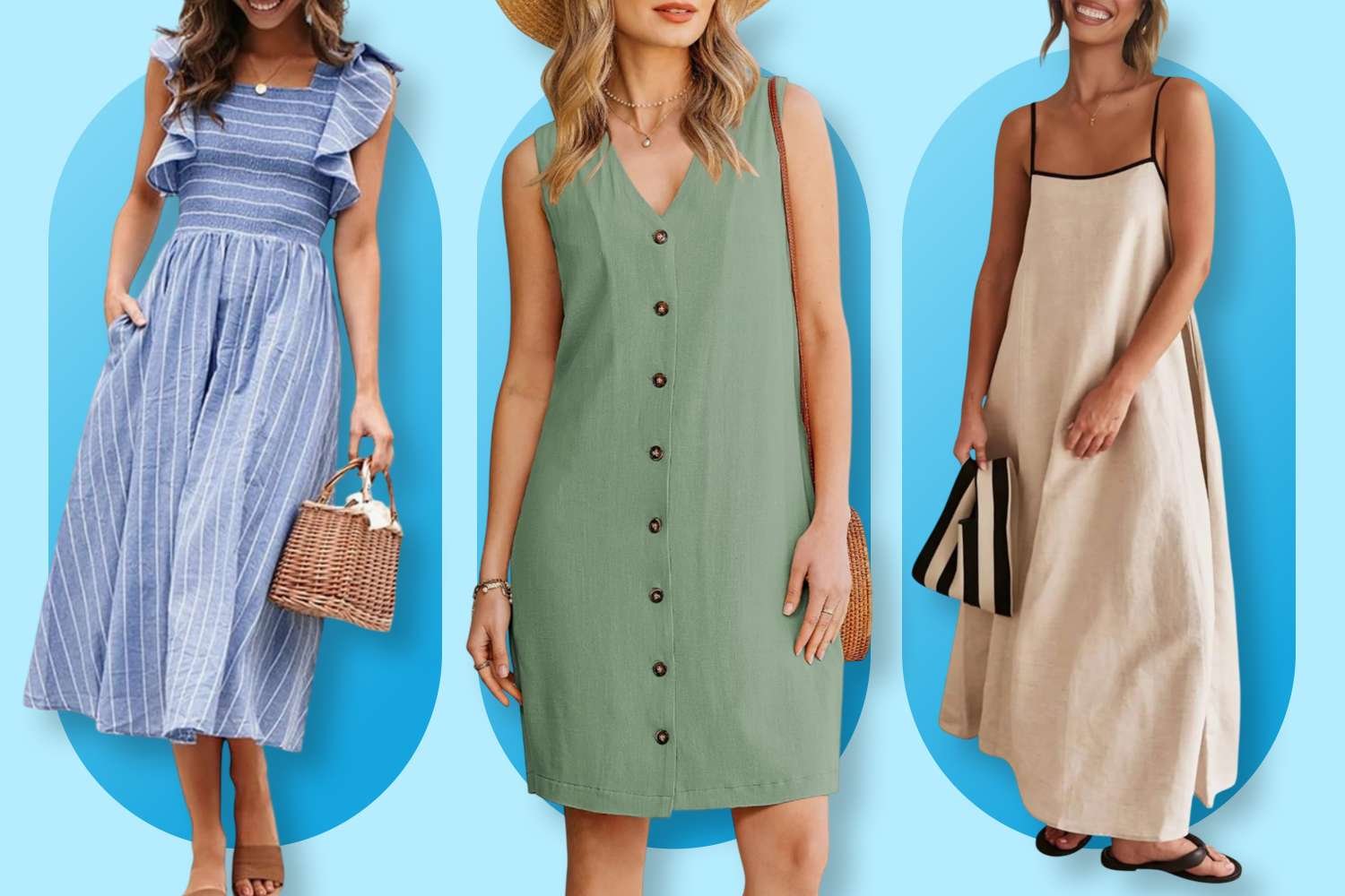 8 Airy Linen Dresses That Will Keep You Cool and Put Together for Office Days, Beach Vacations, Brunches, and More