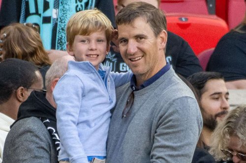 Eli Manning Takes His Son to Watch Soccer, Plus Henry Cavill, Jessica Chastain, Amy Schumer and More