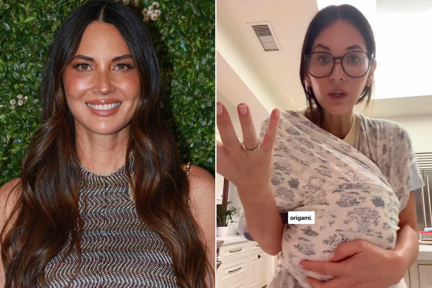 Olivia Munn Jokes That Figuring Out How to Use a Baby Wrap Is 'More