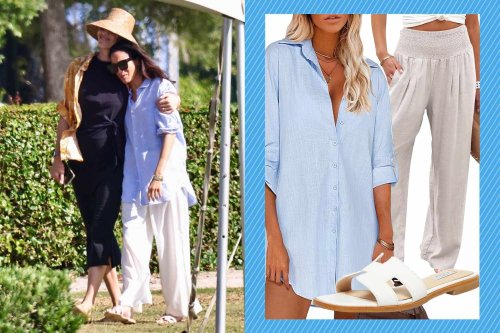 Meghan Markle’s Simple Spring Outfit Included Two Breezy Basics That We Need Now — Recreate Her Look from $24
