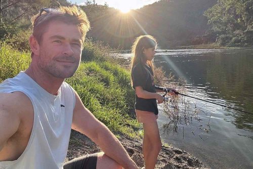 Chris Hemsworth Goes Fishing on 'Little Getaway' with Daughter India, 11, in Sweet Photos: 'Nothing Better'