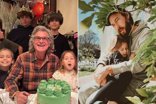 Kate Hudson Shares Photo of Kurt Russell with His Grandkids, Honors