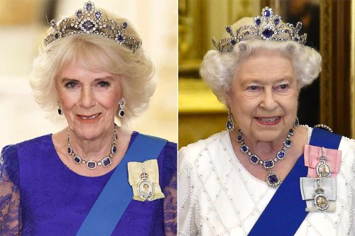 Queen Camilla to Wear Queen Elizabeth's Coronation Robe for Crowning ...